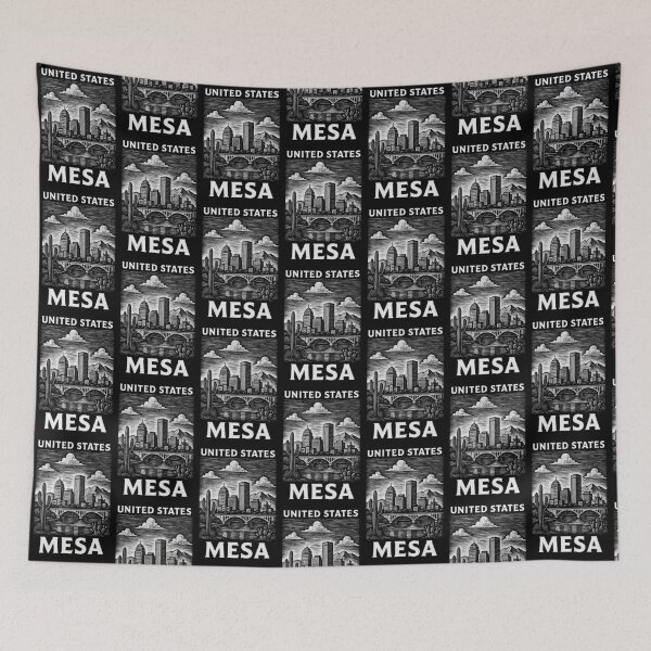 Item preview, Mesa USA Linocut Style  designed and sold by Thistle-TShop.