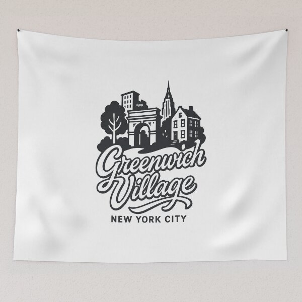Item preview, Greenwich Village Manhattan New York City designed and sold by Boogosh.