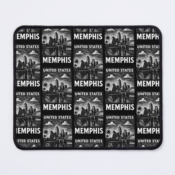 Item preview, Memphis USA Linocut Style  designed and sold by Thistle-TShop.
