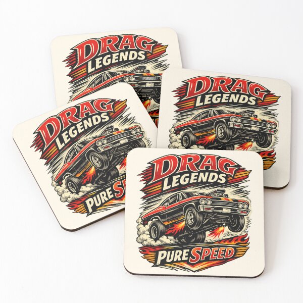 Item preview, Drag Legends Muscle Car Pure Speed designed and sold by Retro Arabica.