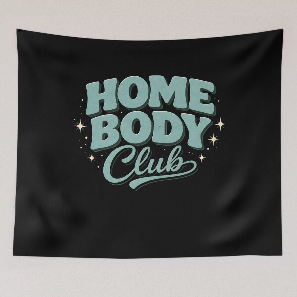 Item preview, Home Body Club Shirt, Introvert Tee, Homebody Anti Social Club Shirt, Self Care Wellness Gift, Trendy Reading designed and sold by THREE LITTLE BEANS.
