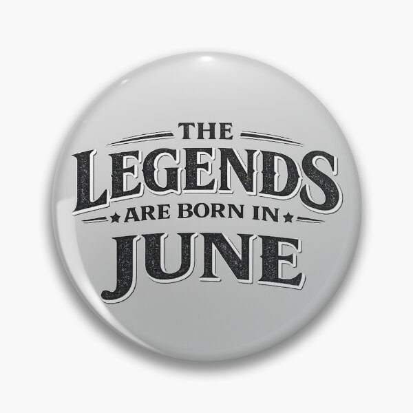 Item preview, The Legends Are Born In June – Bold Vintage Typography Design – June Birthday Gift designed and sold by Szapeee.