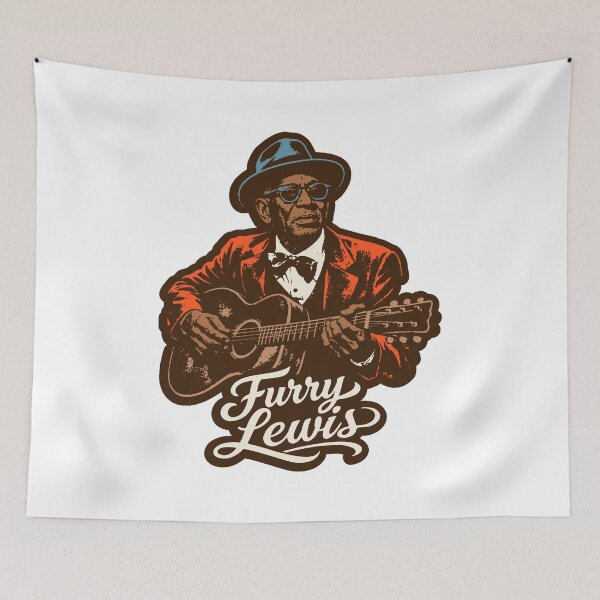 Item preview, Furry Lewis Memphis Blues Guitar designed and sold by Boogosh.