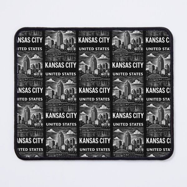 Item preview, Kansas City USA Linocut Style designed and sold by Thistle-TShop.