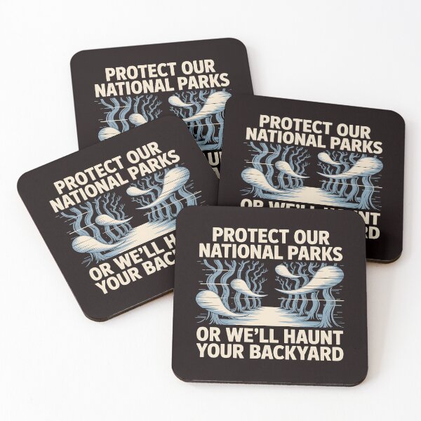 Item preview, Protect Our National Parks Or We'll Haunt Your Backyard – Weirdcore Nature Lover Design designed and sold by Redgiant87x.