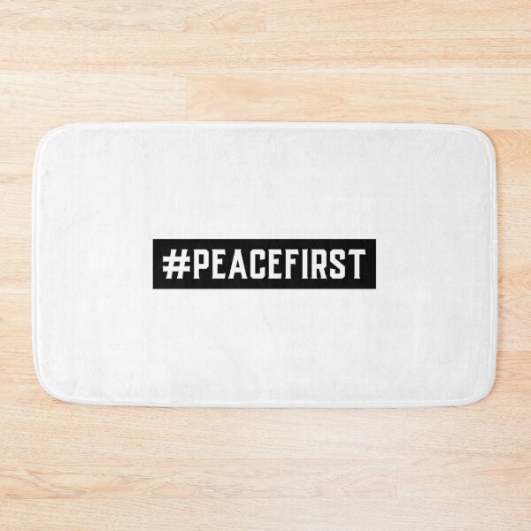 Item preview, #PeaceFirst Hashtag T-Shirt designed and sold by DwishOriginals.