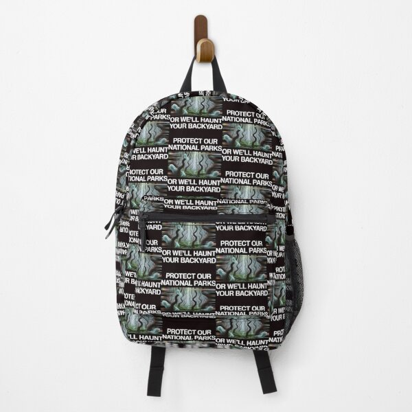 Item preview, Protect Our National Parks Or We'll Haunt Your Backyard – Spooky Camping Hiking Humor designed and sold by Redgiant87x.
