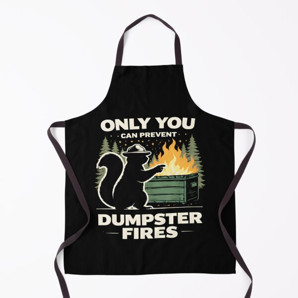 Item preview, Only You Can Prevent Shirt, Funny Raccoonshirt, Sarcastic Humor Tee, Dumpster Fire Raccoon designed and sold by THREE LITTLE BEANS.