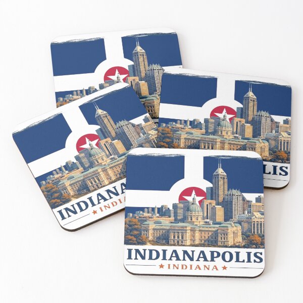Artikelvorschau, Indianapolis, Indiana – Reisekunst entworfen und verkauft von yunamaliskova.