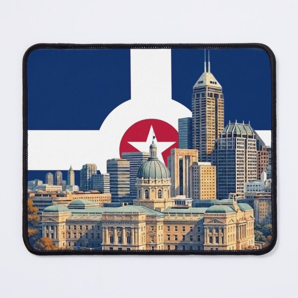 Item preview, Indianapolis Indiana - Travel Art designed and sold by yunamaliskova.
