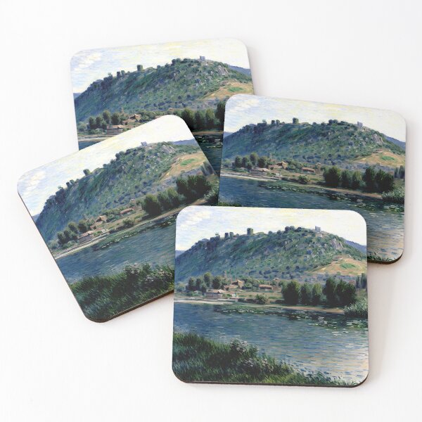 Item preview, Landscape at Port-Villez: A Serene Riverside View of Flowing Waters designed and sold by artdesignsnow.