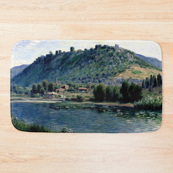 Item preview, Landscape at Port-Villez: A Serene Riverside View of Flowing Waters designed and sold by artdesignsnow.