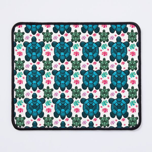 Item preview,  Cute Turtle Floral Seamless Pattern | Tropical Sea Turtle Repeat | Ocean Animal Pattern Design designed and sold by HopeAndHustle.