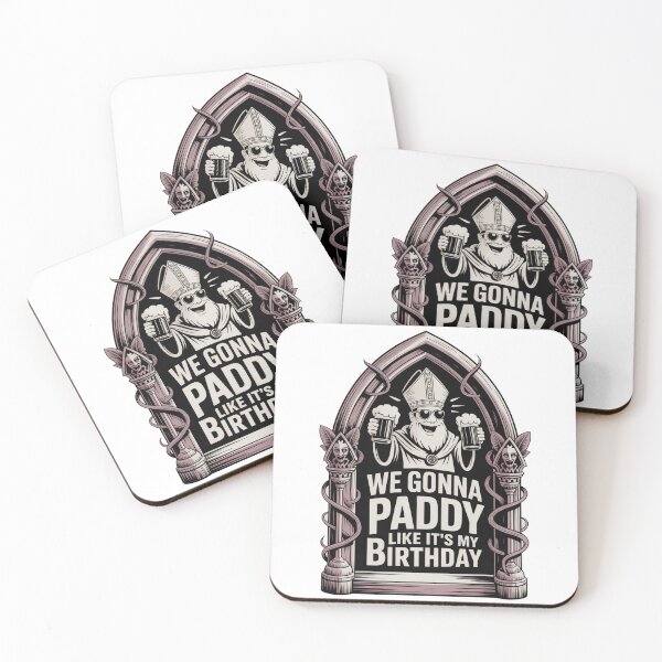 Artikelvorschau, Gothic Dark Fantasy Saint Patrick Beer Toast entworfen und verkauft von Bloomkept.
