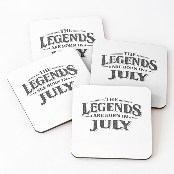 Item preview, The Legends Are Born In July – Bold Vintage Typography Design – July Birthday Gift designed and sold by Szapeee.