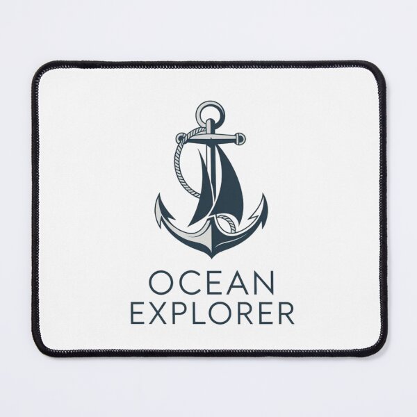 Item preview, OCEAN EXPLORER - Vintage Anchor and Rope Illustration designed and sold by MWSailingClub.