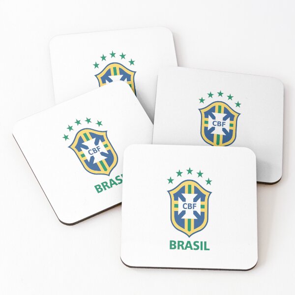 Item preview, Brazil CBF Crest Design – Classic Yellow Green Football Badge designed and sold by SajolCanva.