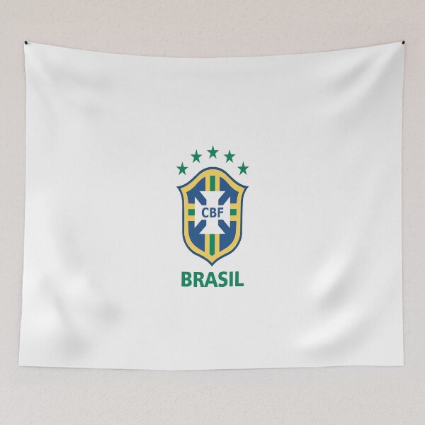 Item preview, Brazil CBF Crest Design – Classic Yellow Green Football Badge designed and sold by SajolCanva.