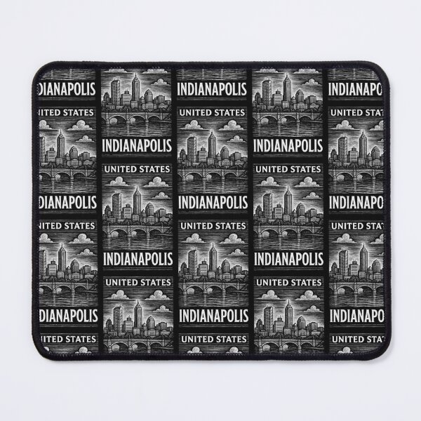 Item preview, Indianapolis USA Linocut Style designed and sold by Thistle-TShop.