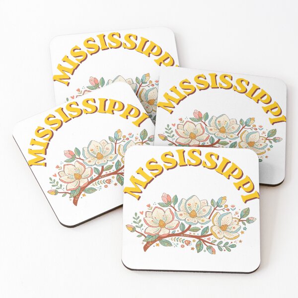 Item preview, Mississippi Magnolias - Vintage Folk Art Floral Design designed and sold by PeerMstudio.