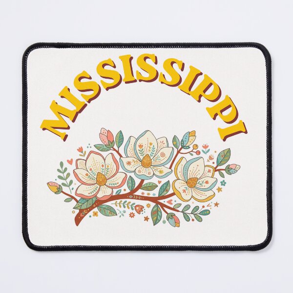 Item preview, Mississippi Magnolias - Vintage Folk Art Floral Design designed and sold by PeerMstudio.