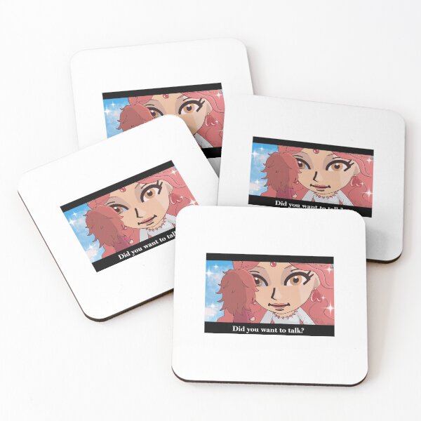 Item preview, Did you want to talk? Tomodachi Life meme with Ponyo characters Fujimoto and Gran Mammare designed and sold by 7b01.shop.