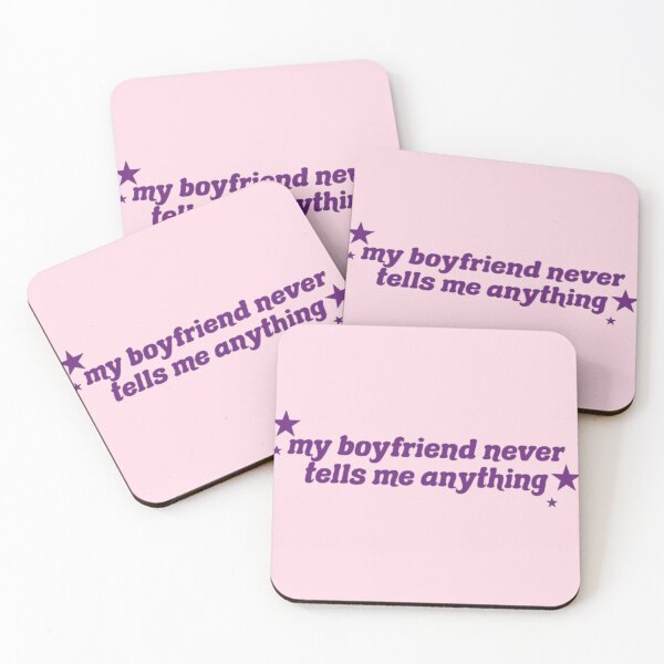 Item preview, my boyfriend never tells me anything designed and sold by trinketgal.