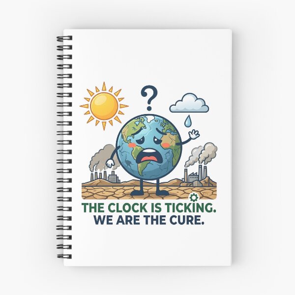 Item preview, The Clock Is Ticking Climate Change Earth designed and sold by Nuvoro Eco Awareness.