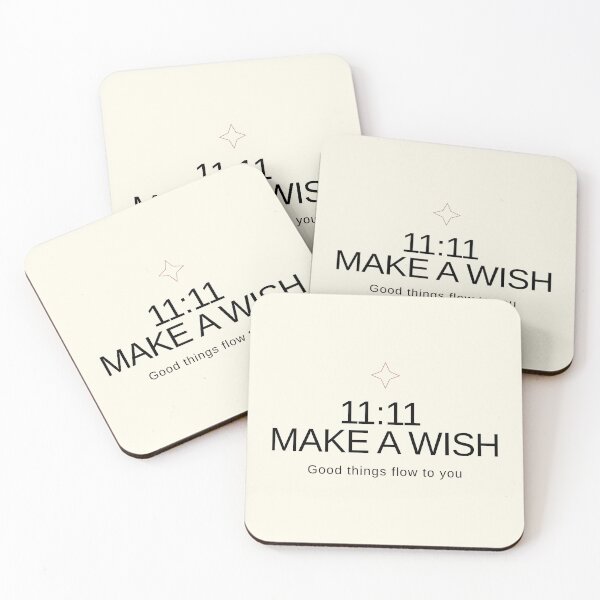 Item preview, 1111 Minimal Angel Number Typography Design for positive vibes and spiritual energy designed and sold by CosmicQuietStudio.