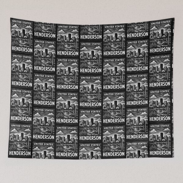 Item preview, Henderson USA Linocut Style  designed and sold by Thistle-TShop.