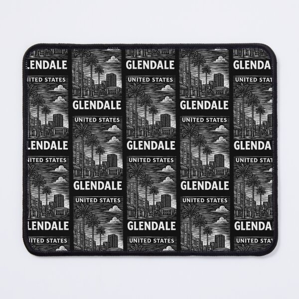 Item preview, Glendale USA Linocut Style  designed and sold by Thistle-TShop.