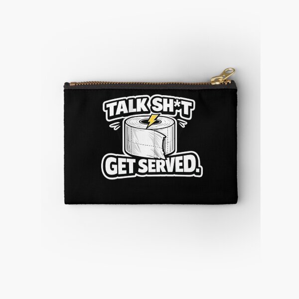 Item preview, TALK SH*T GET SERVED | Funny Toilet Paper Graphic T-Shirt | Bold Streetwear Humor designed and sold by Timeless Junction.