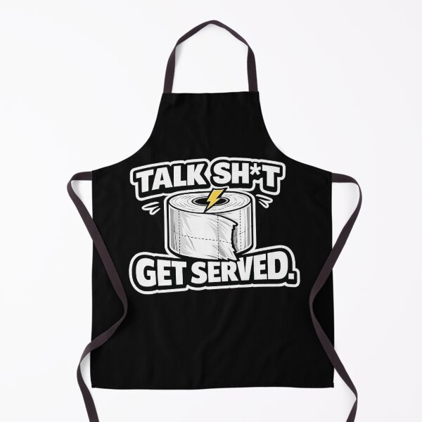 Item preview, TALK SH*T GET SERVED | Funny Toilet Paper Graphic T-Shirt | Bold Streetwear Humor designed and sold by Timeless Junction.