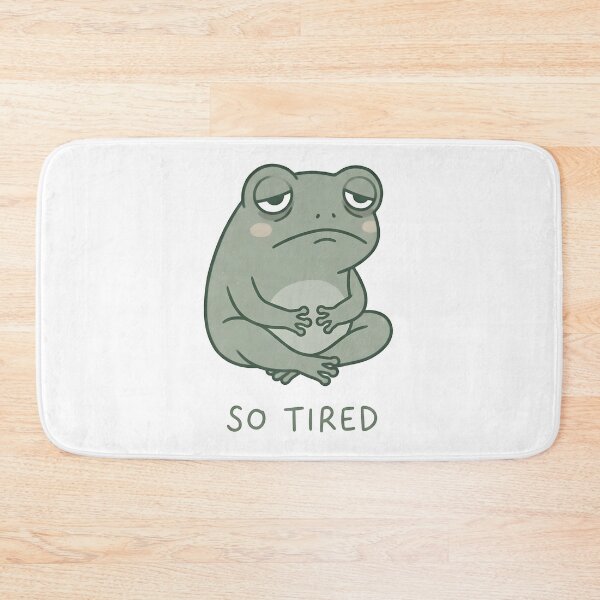 Item preview, Sleepy Frog Feeling Totally Exhausted designed and sold by DzessiK.