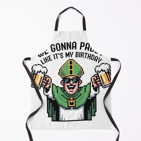 Item preview, Retro Pixel Saint Patrick Beer Toast designed and sold by Bloomkept.
