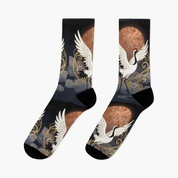 Item preview, Majestic Celestial Crane in Golden Art Nouveau designed and sold by NEOCHRONOS.