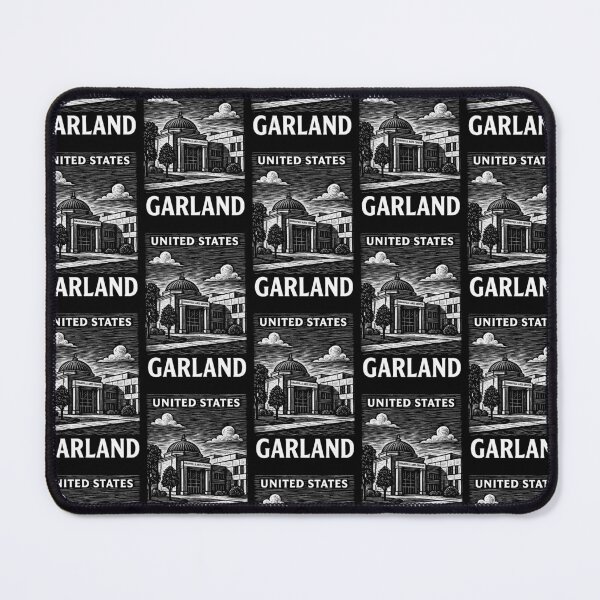 Item preview, Garland USA Linocut Style designed and sold by Thistle-TShop.