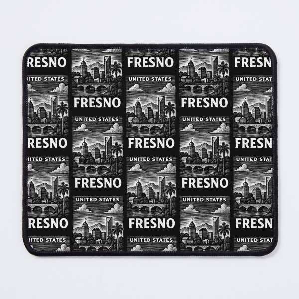 Item preview, Fresno USA Linocut Style  designed and sold by Thistle-TShop.