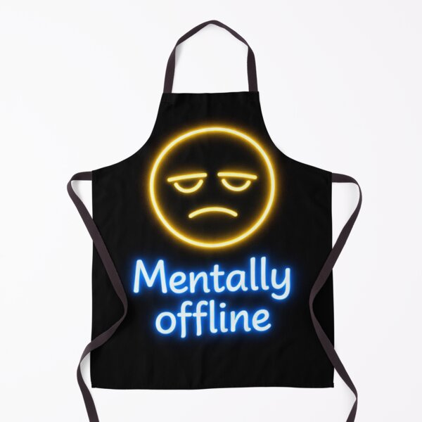 Item preview, Mental disconnection: minimalist neon design designed and sold by Bittor18.