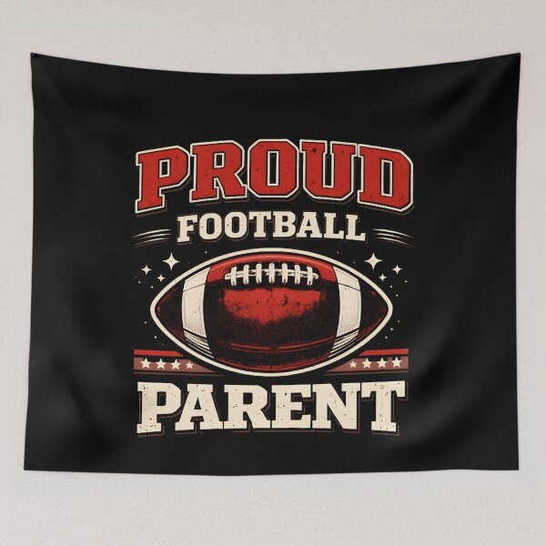Item preview, Proud Football Parent Vintage Game Day designed and sold by THREE LITTLE BEANS.