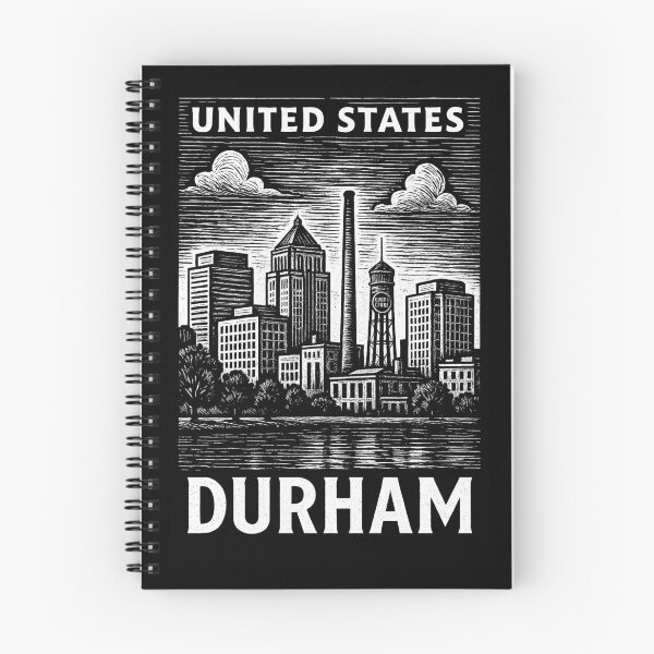 Item preview, Durham USA Linocut Style  designed and sold by Thistle-TShop.