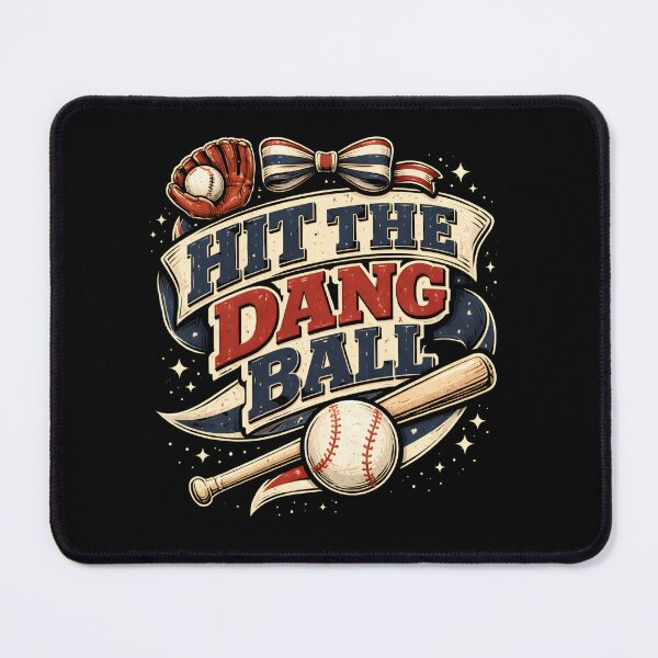 Item preview, Hit The Dang Ball Basebal  designed and sold by THREE LITTLE BEANS.