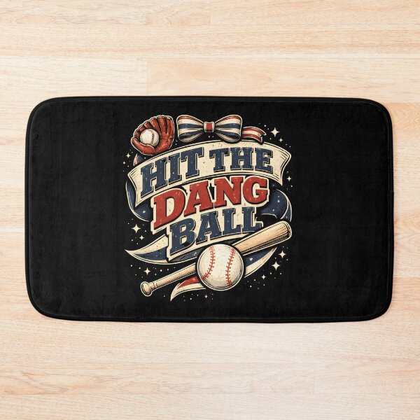 Item preview, Hit The Dang Ball Basebal  designed and sold by THREE LITTLE BEANS.