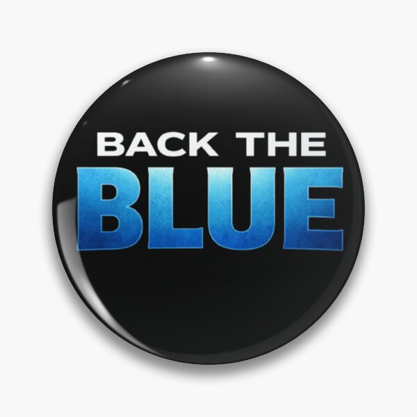 Item preview, BACK THE BLUE – Thin Blue Line Support Typography Design designed and sold by USAPATRIOT.