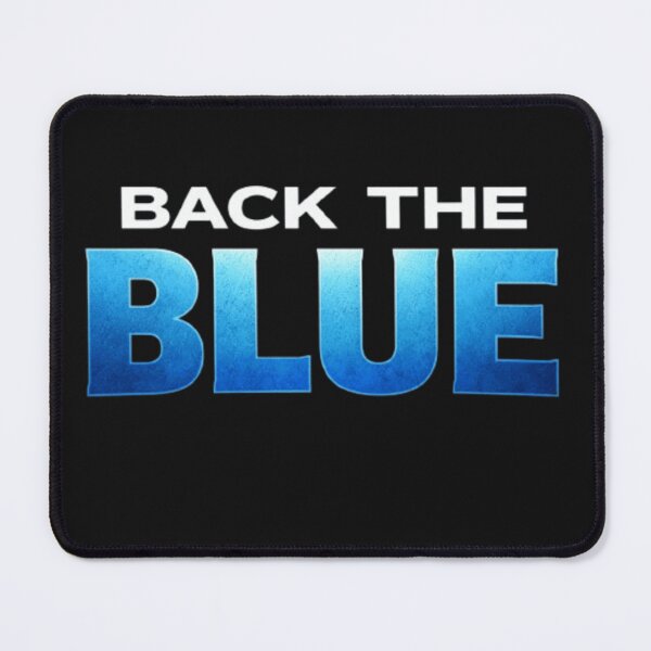 Item preview, BACK THE BLUE – Thin Blue Line Support Typography Design designed and sold by USAPATRIOT.