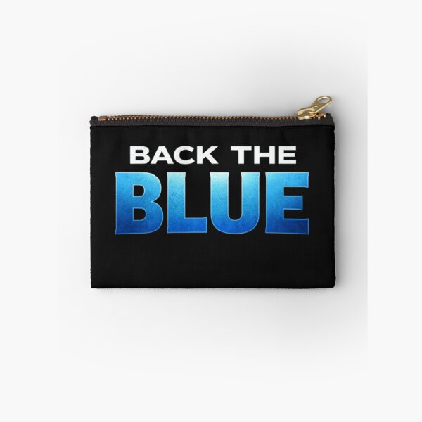 Item preview, BACK THE BLUE – Thin Blue Line Support Typography Design designed and sold by USAPATRIOT.