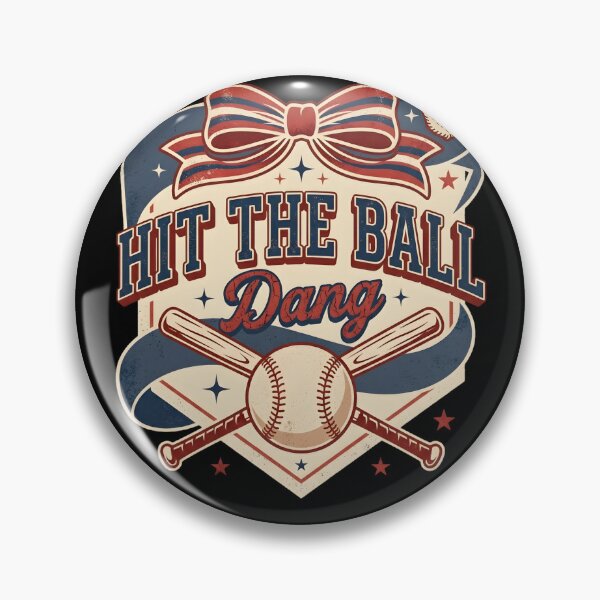 Item preview, Hit The Dang Ball Basebal  designed and sold by THREE LITTLE BEANS.