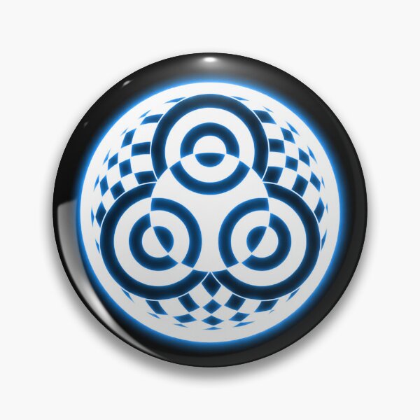 Item preview, Crop circle neon blue designed and sold by MessageToEarth.