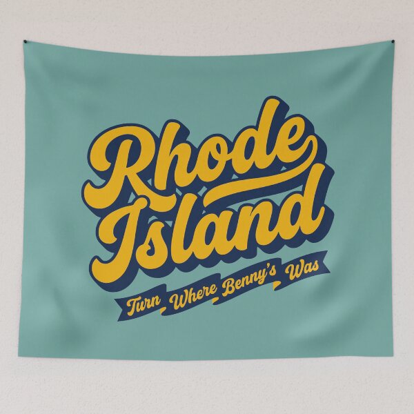 Item preview, Retro Rhode Island Benny’s Nostalgia Turn Where Benny’s Was Vintage Script designed and sold by Cozy-Old-Pub.