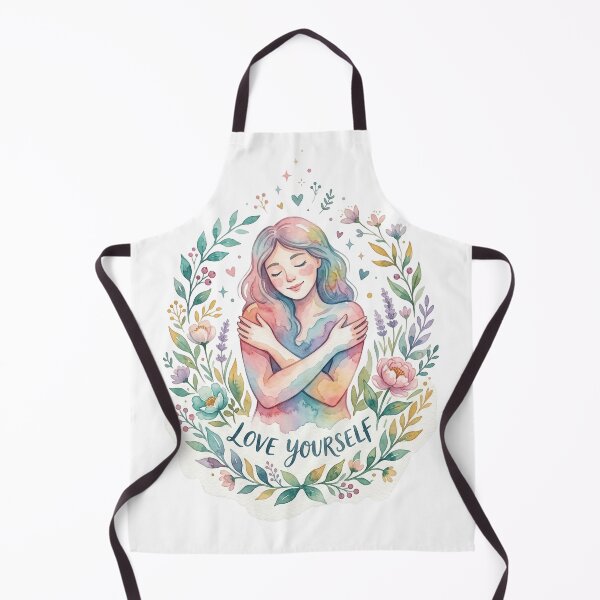 Item preview, Love Yourself Watercolor Illustration designed and sold by NaraGco.